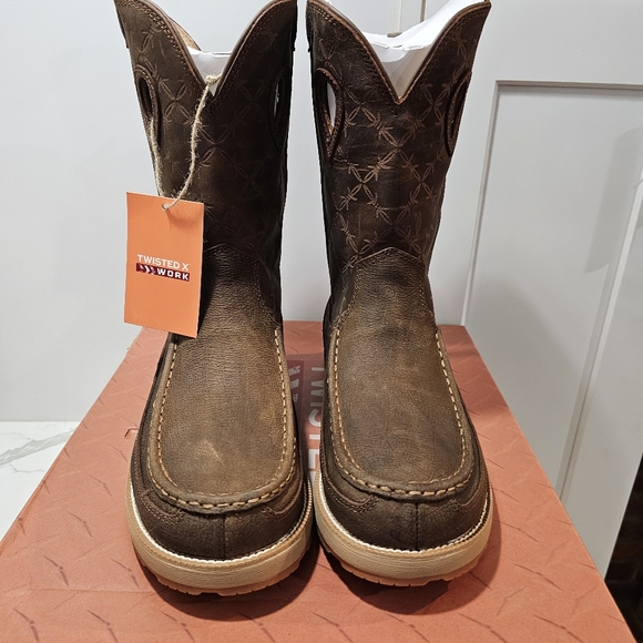 Twisted X Dark Brown Work Boots